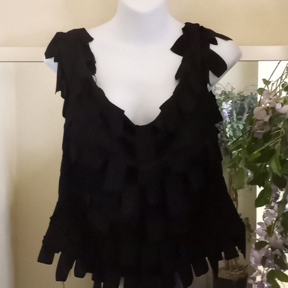 Vtg- Js Signature Flapper Top Only - image 1